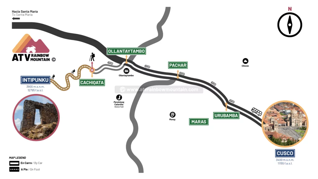 Mapa cuatrolagunas