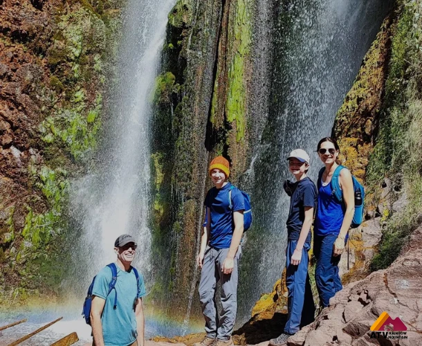 Refreshing Finish at the Waterfall