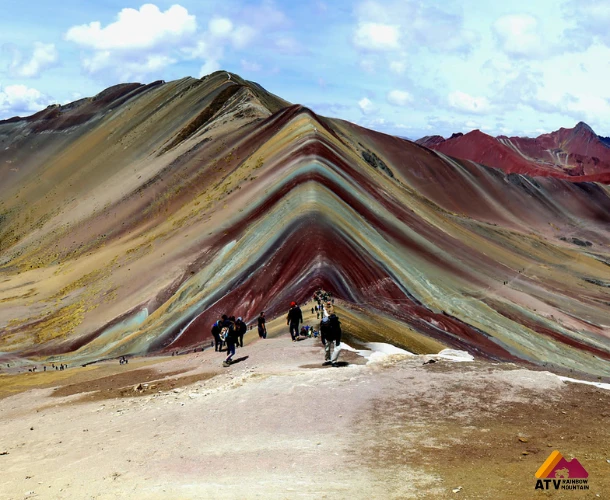 The Vinicunca (Rainbow Mountain)