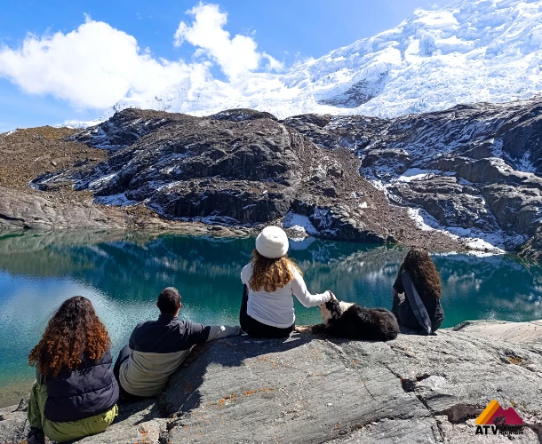 The Majestic Ausangate Snow-Capped Mountain