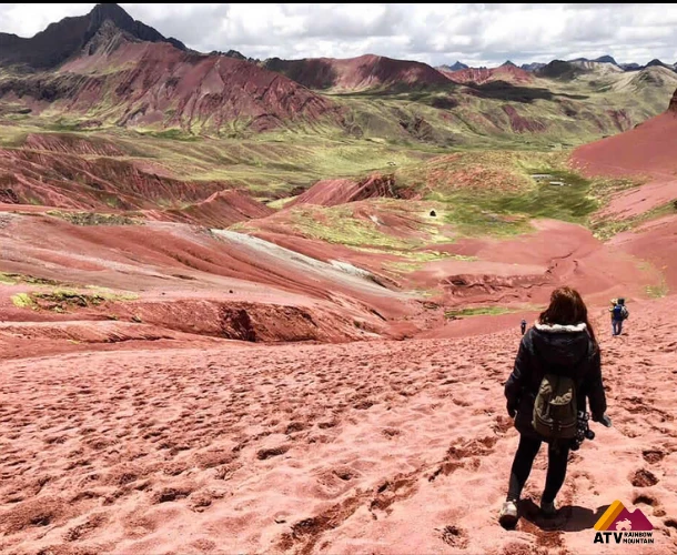 The Vinicunca (Rainbow Mountain)